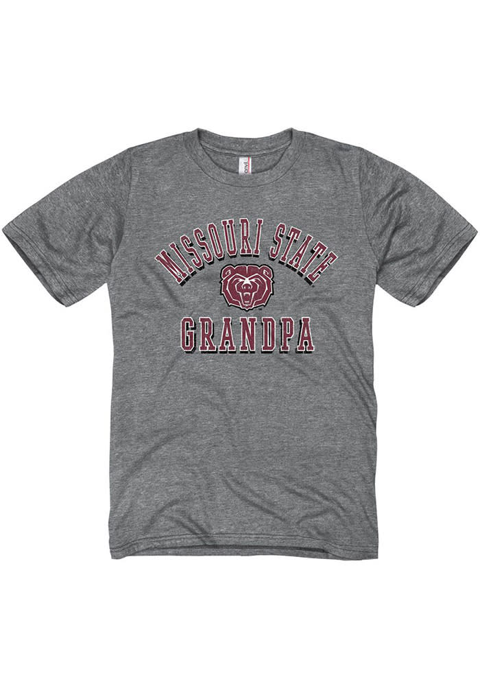 Missouri State Bears Grey Grandpa Short Sleeve T Shirt