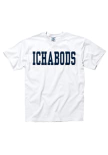 Washburn Ichabods White Wordmark Short Sleeve T Shirt