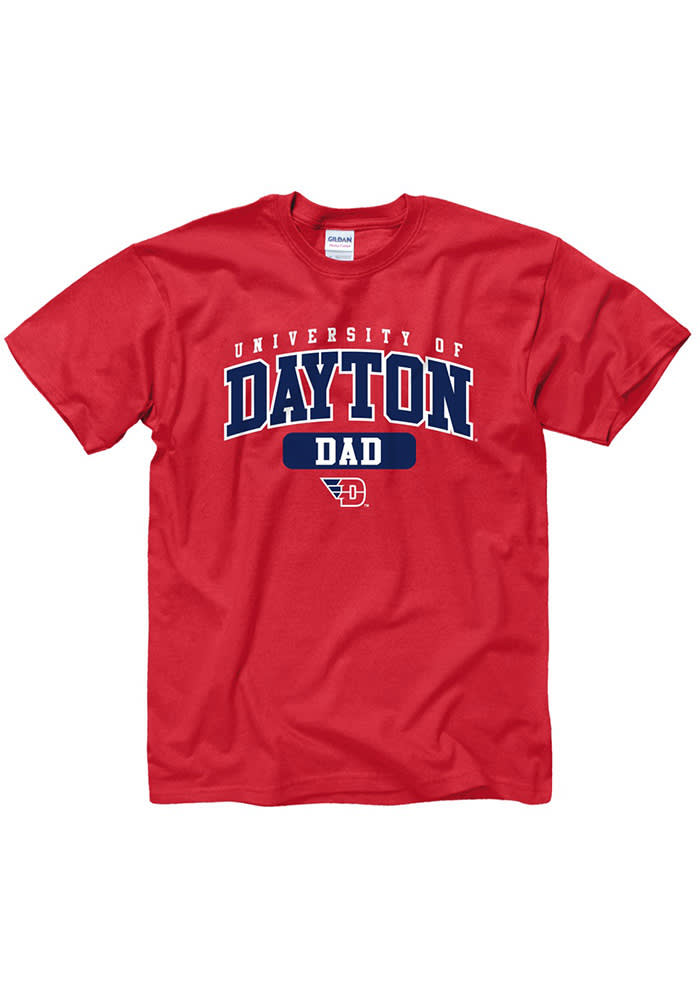 Dayton Flyers Red Dad Short Sleeve T Shirt