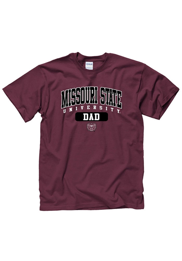 Missouri State Bears Maroon Dad Short Sleeve T Shirt