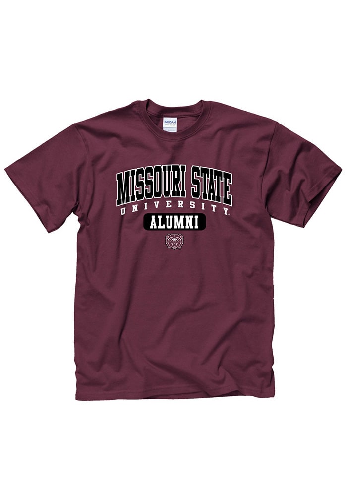 Missouri State Bears Maroon Alumni Short Sleeve T Shirt