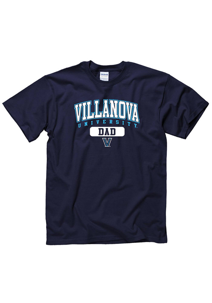 Villanova Wildcats Navy Blue Dad Short Sleeve T Shirt
