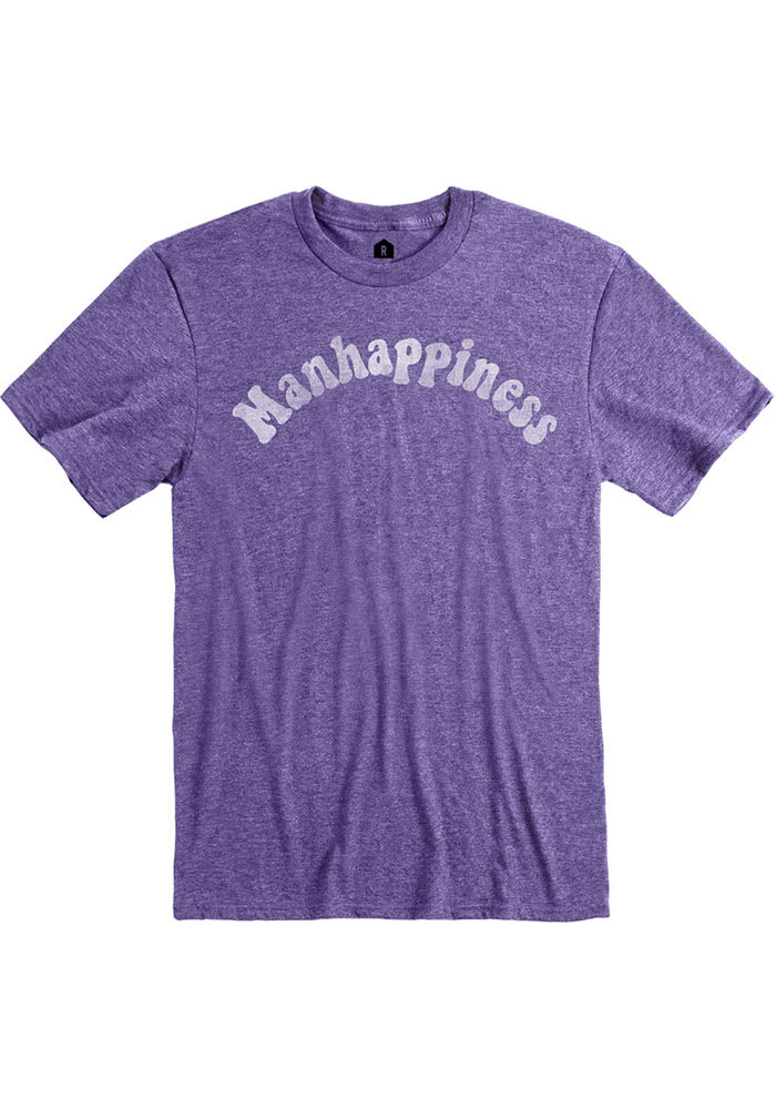 Manhattan Purple Manhappiness Short Sleeve T Shirt