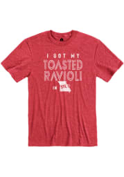 St Louis Red Toasted Ravioli Short Sleeve T Shirt