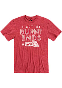 Kansas City Red Burnt Ends Short Sleeve Fashion T Shirt