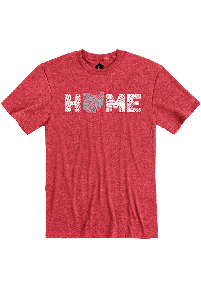 Ohio Red Home Short Sleeve T Shirt