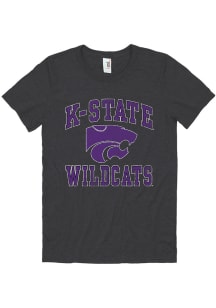 K-State Wildcats Black Team Logo Short Sleeve T Shirt