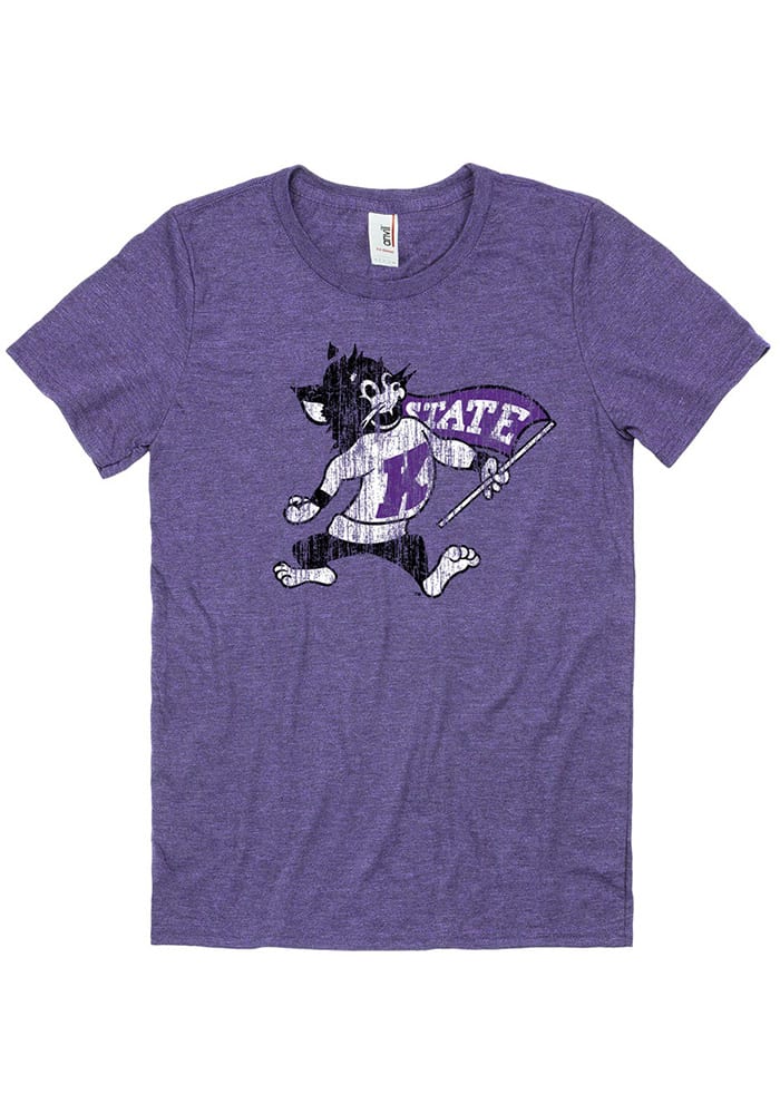 K-State Wildcats Purple Willie Short Sleeve T Shirt