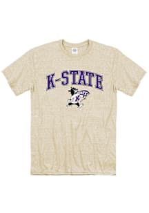 K-State Wildcats Oatmeal Arch Short Sleeve T Shirt