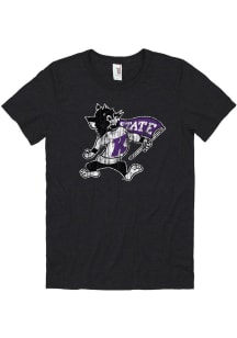 K-State Wildcats Black Wille Short Sleeve T Shirt