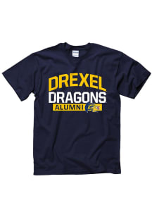 Drexel Dragons Navy Blue Alumni Short Sleeve T Shirt