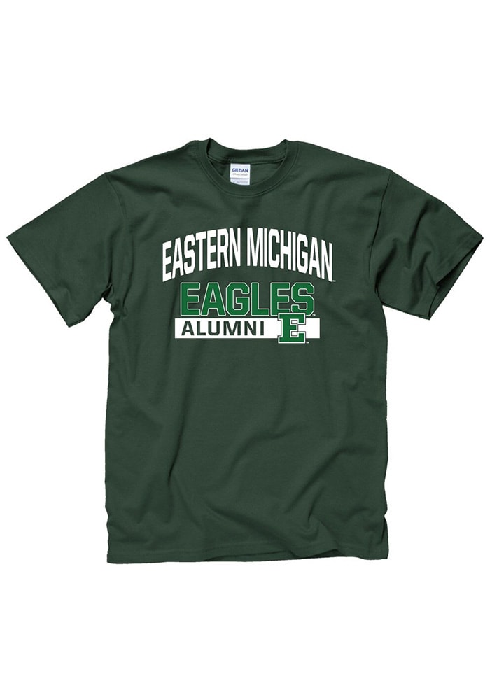 Eastern Michigan Eagles Green Alumni Short Sleeve T Shirt