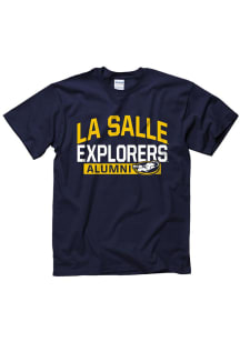La Salle Explorers Navy Blue Alumni Short Sleeve T Shirt