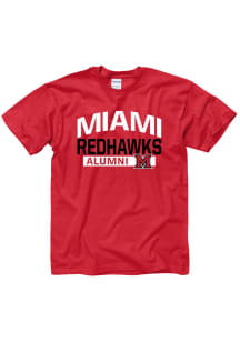 Miami Redhawks Red Alumni Short Sleeve T Shirt