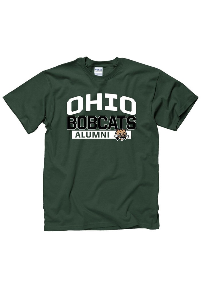 Ohio Bobcats Green Alumni Short Sleeve T Shirt