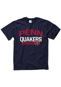 Pennsylvania Quakers Navy Blue Alumni Short Sleeve T Shirt