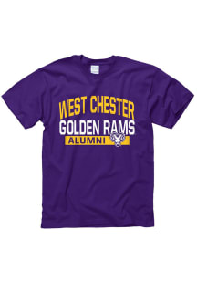 West Chester Golden Rams Purple Alumni Short Sleeve T Shirt