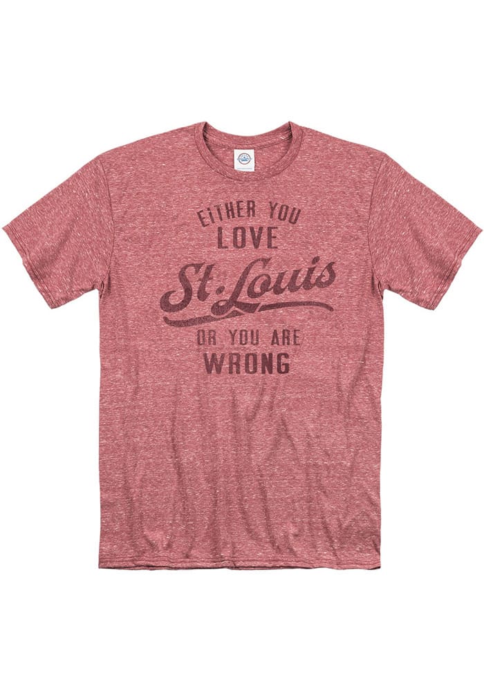 St Louis Red Either You Love Short Sleeve T Shirt