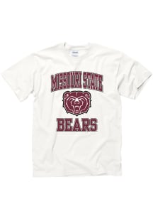 Missouri State Bears White Team Logo Short Sleeve T Shirt