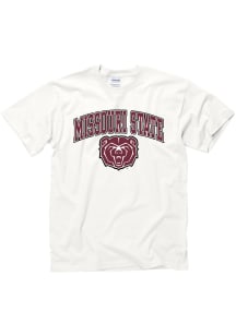 Missouri State Bears White Arch Mascot Short Sleeve T Shirt