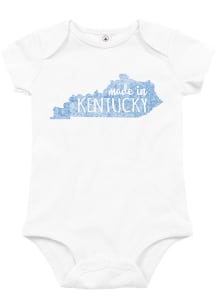 Kentucky Baby White Made In Short Sleeve One Piece