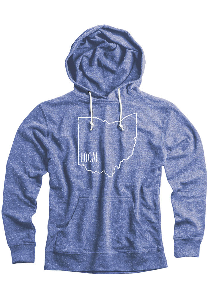 Ohio Blue State Local Long Sleeve Hood Sweatshirt