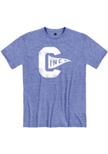 Cincinnati Blue Pennant Short Sleeve T Shirt
