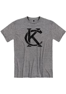 Kansas City Grey Monogram Short Sleeve T Shirt