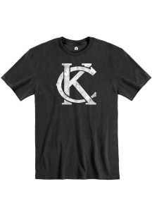 Kansas City Black Monogram Short Sleeve T Shirt