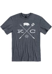 Kansas City Navy BBQ Crossing Short Sleeve T Shirt