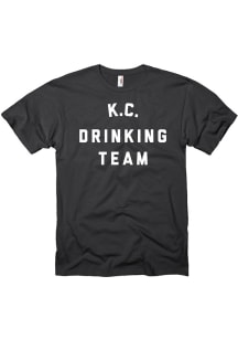 Kansas City Black Drinking Team Short Sleeve T Shirt