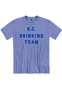 Kansas City Blue Drinking Team Short Sleeve T Shirt
