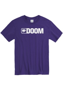 K-State Wildcats Purple Doom Short Sleeve T Shirt