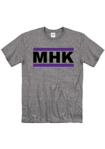 Manhattan Grey MHK Block Short Sleeve T Shirt