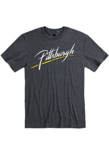 Pittsburgh Grey Flashdance Short Sleeve T Shirt