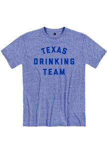 Texas Blue Drinking Team Short Sleeve T Shirt