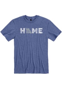 Missouri Blue Wood Grain Home Short Sleeve T Shirt
