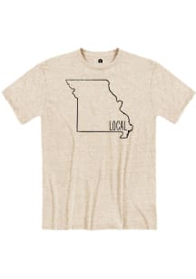 Missouri Oatmeal Local State Short Sleeve T Shirt
