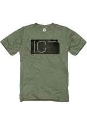 Wichita Olive Green ICT State Short Sleeve T Shirt