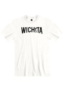 Wichita White Wordmark Keeper Short Sleeve T Shirt