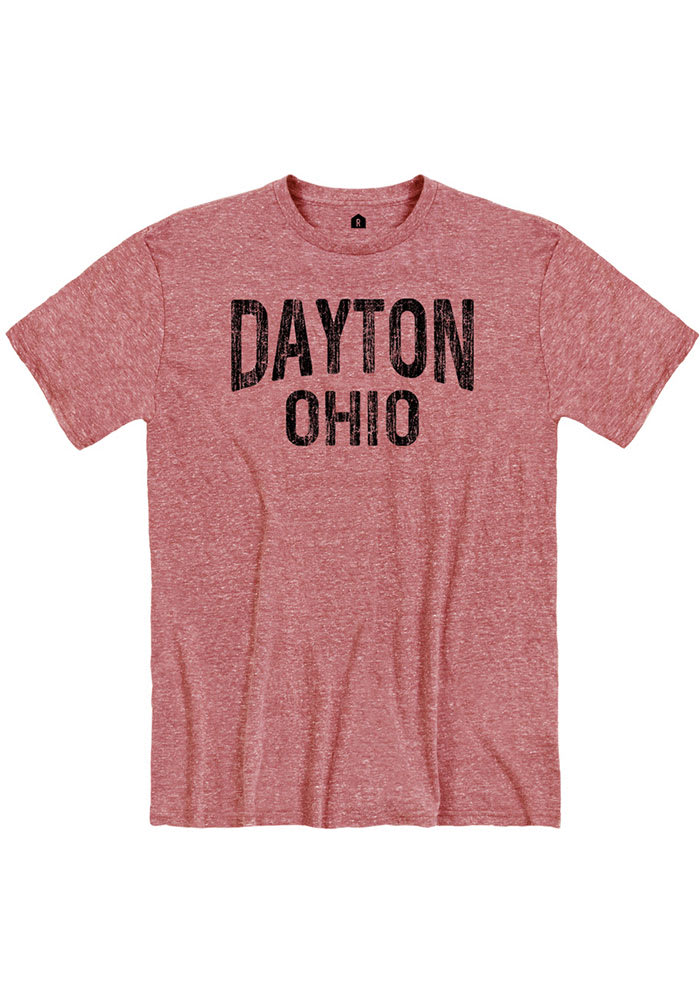 Dayton Red Wordmark Short Sleeve T Shirt