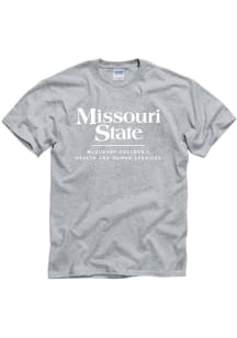 Missouri State Bears Grey College of Health and Human Services Short Sleeve T Shirt