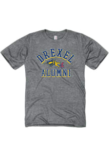 Drexel Dragons Grey Heathered Alumni Short Sleeve T Shirt