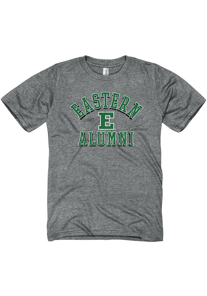 Eastern Michigan Eagles Grey Heathered Alumni Short Sleeve Fashion T Shirt