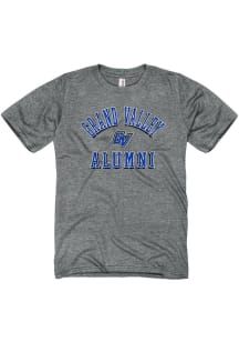 Grand Valley State Lakers Grey Heathered Alumni Short Sleeve T Shirt