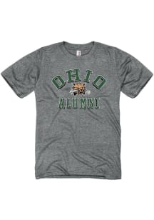 Ohio Bobcats Grey Heathered Alumni Short Sleeve T Shirt
