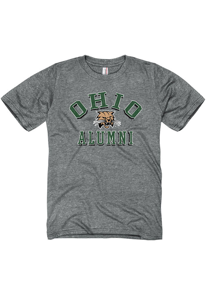 Ohio Bobcats Grey Heathered Alumni Short Sleeve Fashion T Shirt