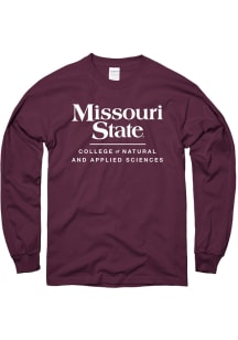 Missouri State Bears Maroon College of Natural and Applied Sciences Long Sleeve T Shirt