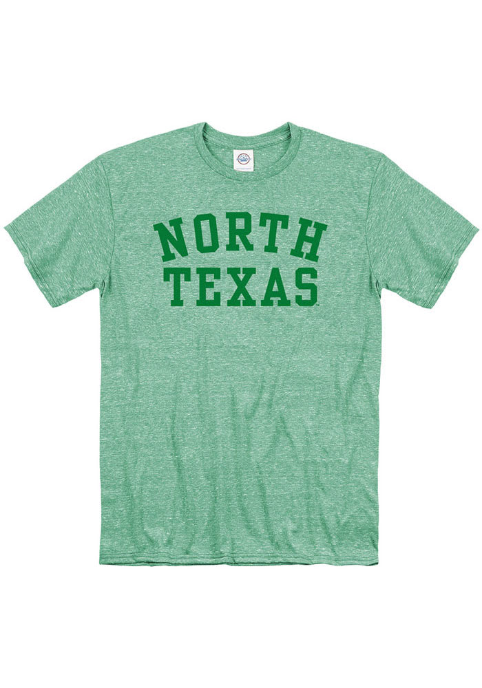 North Texas Mean Green Retro Distressed T-Shirt - Vintage Style Short Sleeve Tee, Officially Licensed - View #4