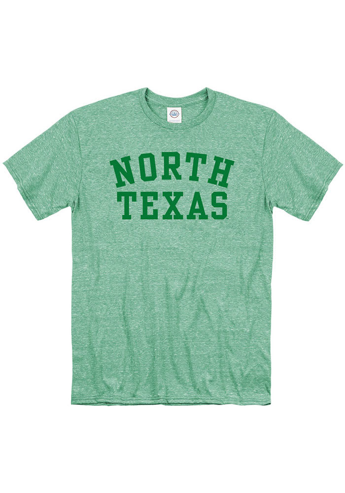 North Texas Mean Green Kelly Green Arch Team Name Short Sleeve T Shirt